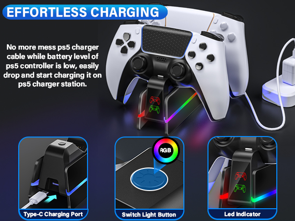 playstation 5 controller charger