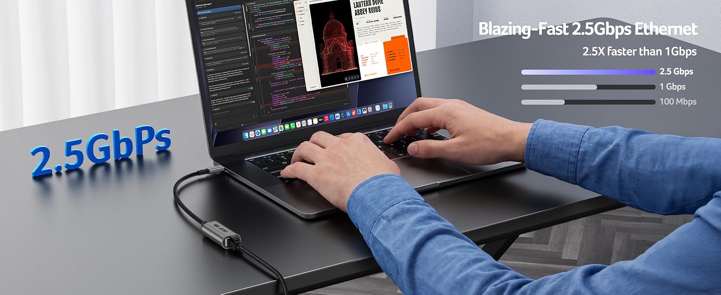 Blazing-Fast 2.5Gbps Ethernet