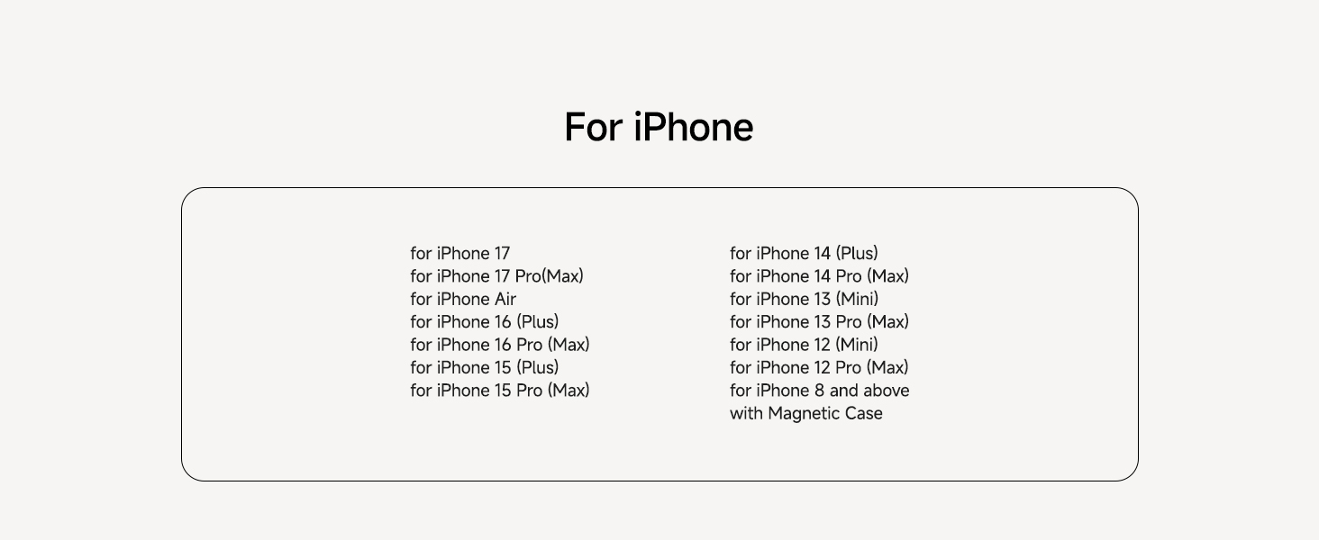 magsafe wireless iphone 17