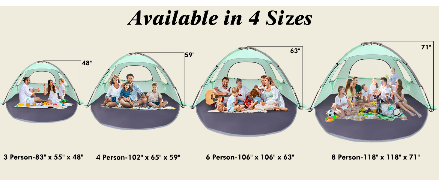 pop up beach tent