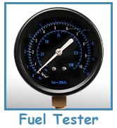 Lichamp Fuel Pressure Gauge, Fuel Pump Pressure Test Kit with Pressure Tester Adapter and Hose, B1BK