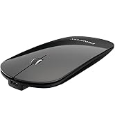 Bluetooth Mouse FENIFOX Slim Mini Whisper-Quiet Flat Portable Wireless Mice Rechargeable Compatib...