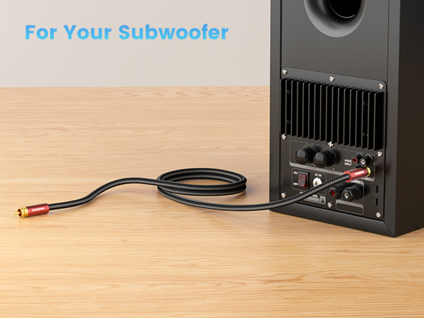 rca subwoofer cable
