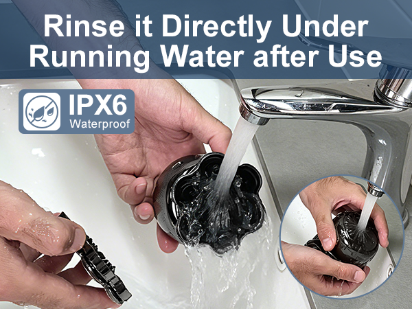 razors for men IPX6 Waterproof