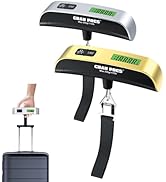 GRAM PRES Luggage Scale 2PCS, Travel Essentials, Portable Digital Postal Hanging Baggage Scale fo...