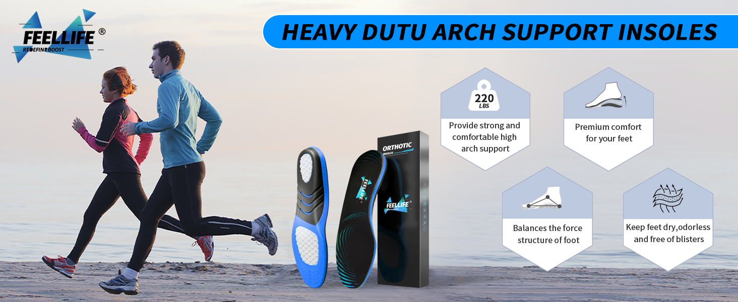 Plantar Fasciitis Arch Support Insoles