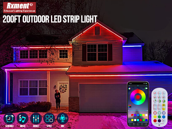 200 feet outdoor led strip lights