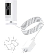 Newding Power Adapter for Ring Stick Up Camera Plug in Cord Compatible with Ring Up Cam Battery 3...