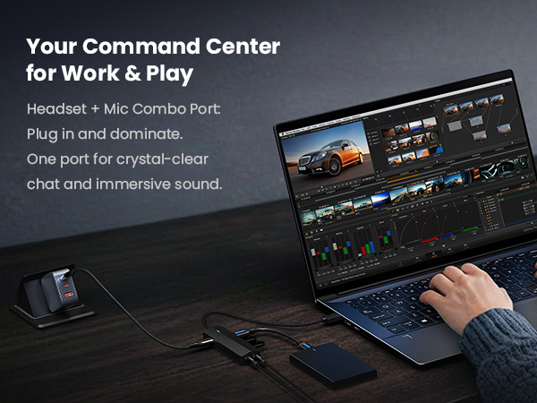 usb hub extend sound card