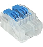 Ideal Electrical in-Sure Lever Wire Connector,12 AWG, 2-Port(30-10L22), Box of 150—Compact Releas...