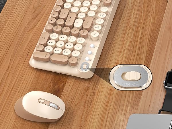 Wireless Keyboard and Mouse Combo