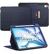 SEYMAC for iPad Air 11 inch Case M3/ M2 (2025/2024), Full Protective Auto Sleep/Wake Strong Magne...