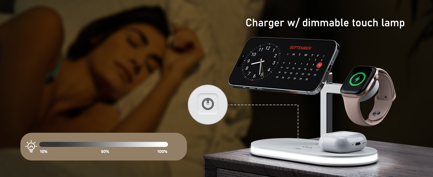 4 in 1 charging station for apple devices