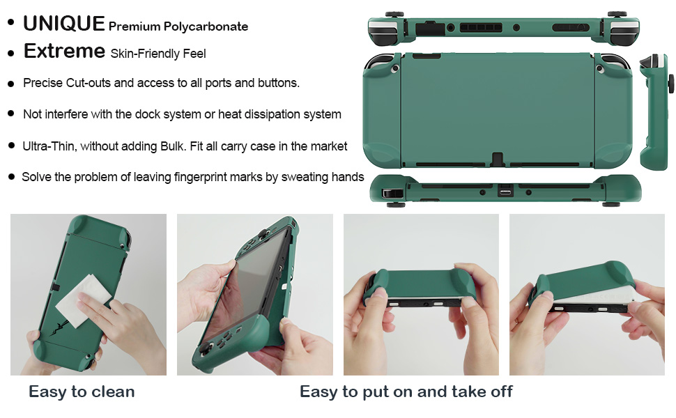 Dockable case for nintendo switch oled