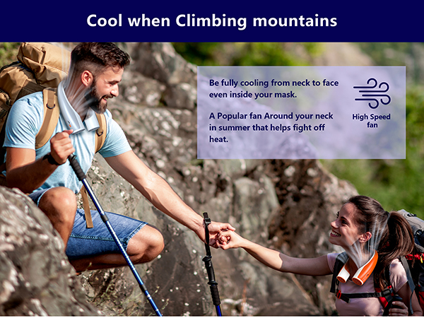 cooling fan for neck and face