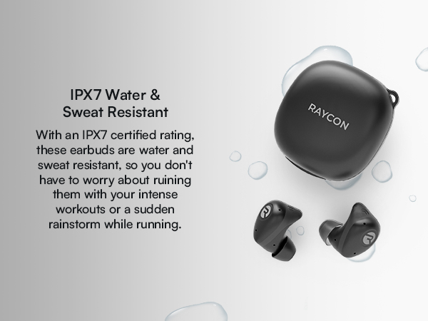water resistant earbuds