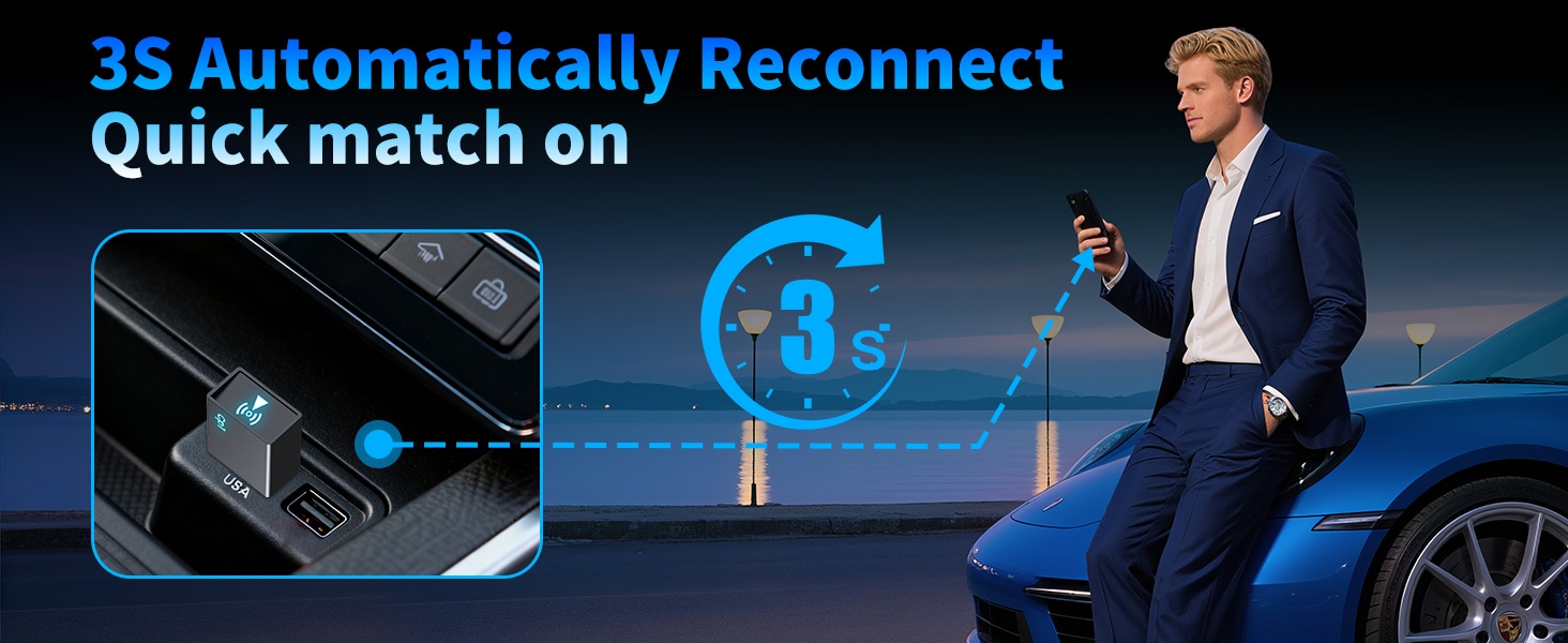 Wired to Wireless for Apple CarPlay