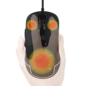  USB Optical Heated Computer Mouse Advanced (Black) 