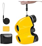 XrKrOPTend 8x21 High-Resolution Binoculars for Kids - Gift Set for Boys &amp; Girls, Lightweight &amp; Co...