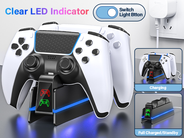 ps5 controller charging station