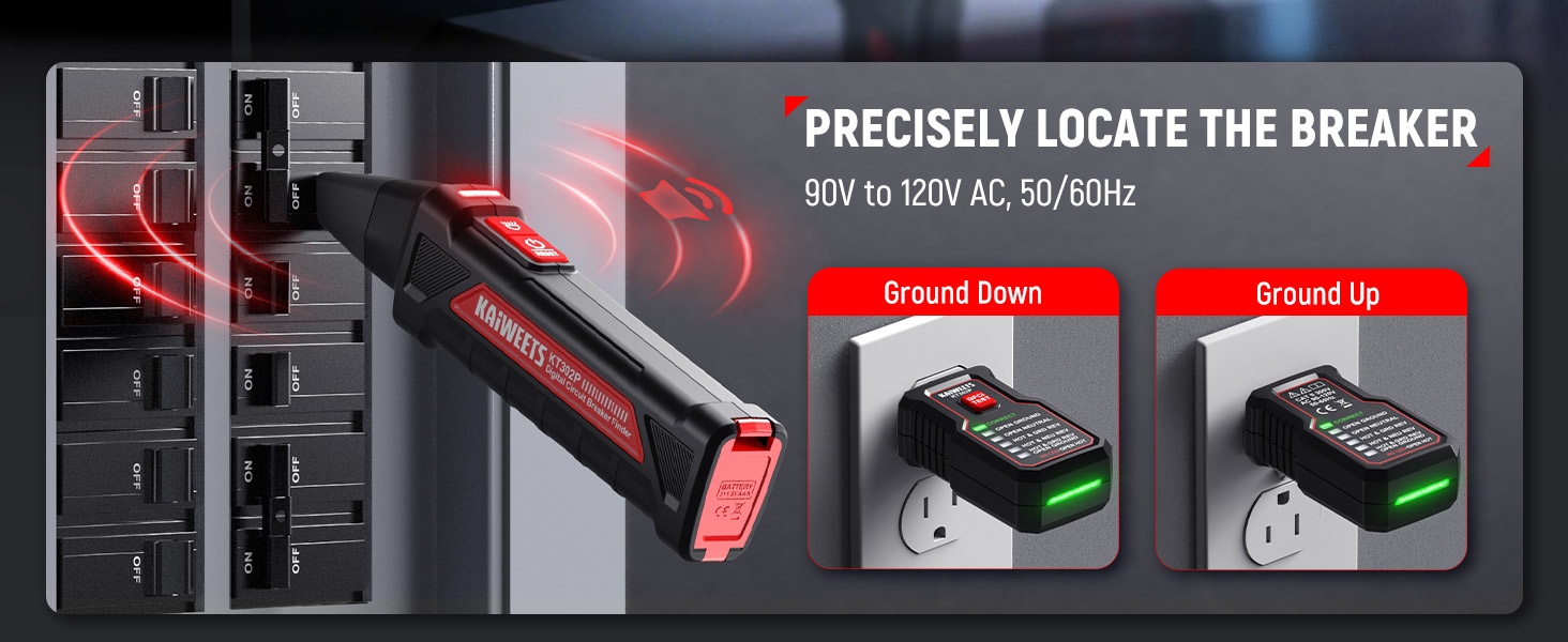 precisely locate the breaker