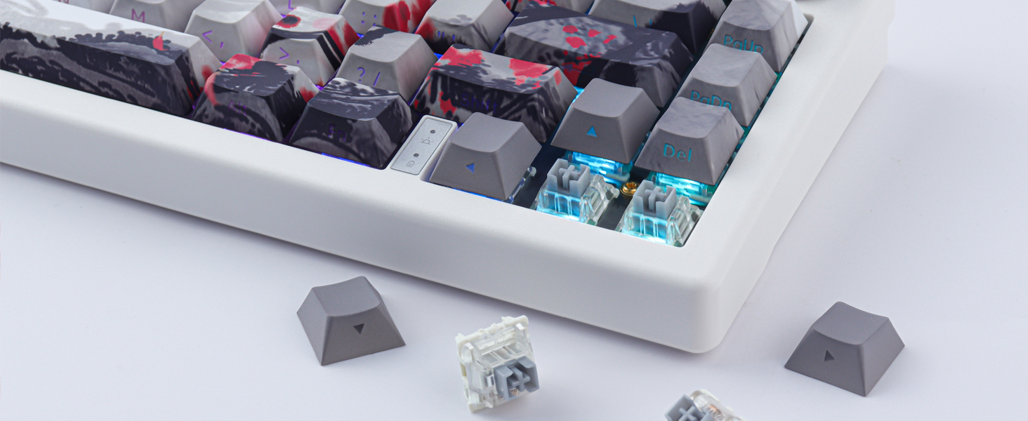 side printed keycaps