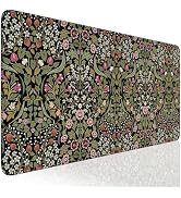 HAOCOO Cute Floral Desk Mat, Desk Mat for Keyboard and Mouse, Non-Slip Desk Pad Mat with Stitched...