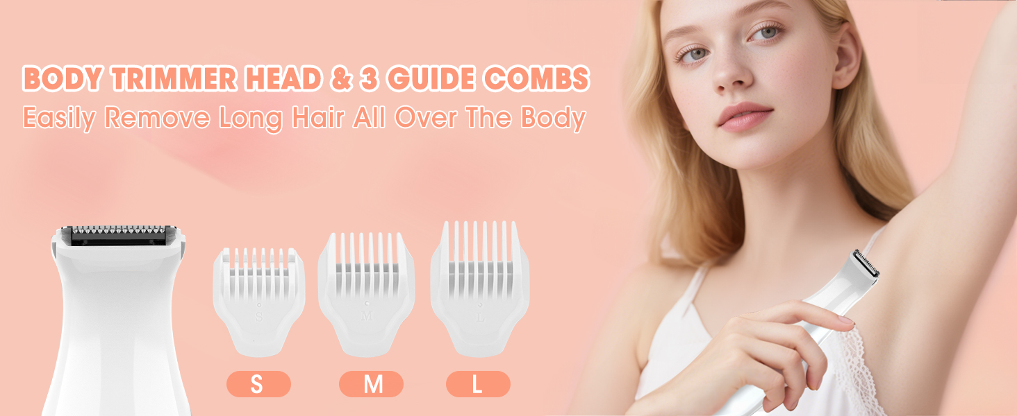 BODY TRIMMER HEAD &amp; 3 GUIDE COMBS