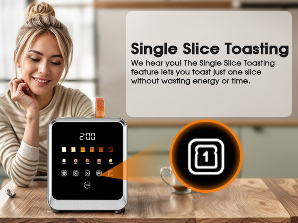 Touch Screen Toaster 2 Slice