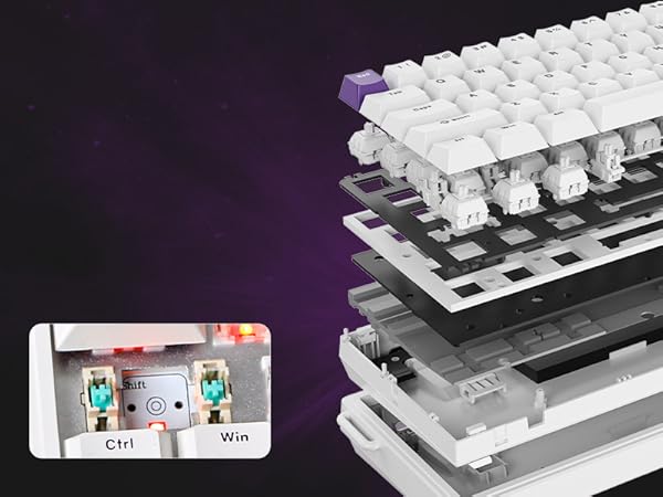 HE68 Wired Magnetic Gaming Keyboard