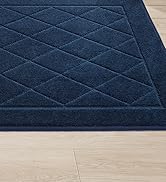 BEQHAUSE Dirt Trapper Door Mat 20" x 32", Doormat Non-Slip Entryway Rugs Washable, Dog Door Mat S...