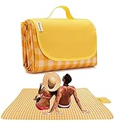 K Y KANGYUN Picnic Blanket | Beach Mat|Picnic Blanket for Indoor and Outdoor, 80" x 57" Sandproof...