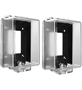 PKLIYH Outdoor Outlet Cover in-Use Weatherproof Outdoor Decorator/GFCI Receptacle Outlets,Weather...