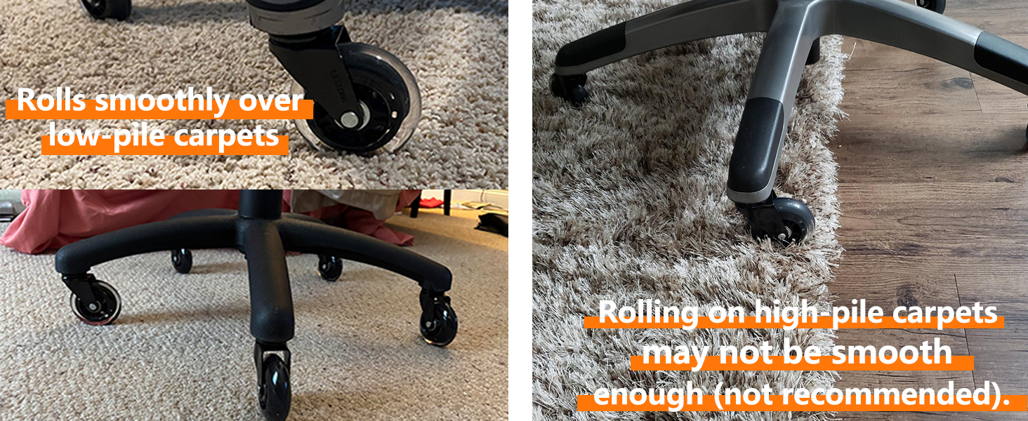 office chair wheels for carpet