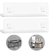 MURLONG Adhesive Hooks for Sink Caddy,Replacement Adhesive Hooks for Sponge Holder,Kitchen Sink C...