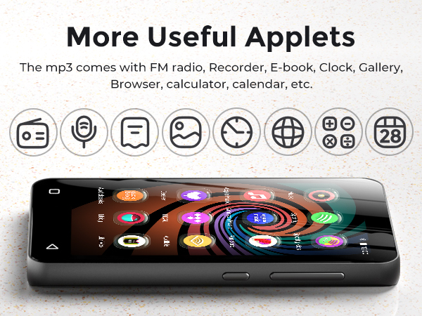 MP3 player with speaker