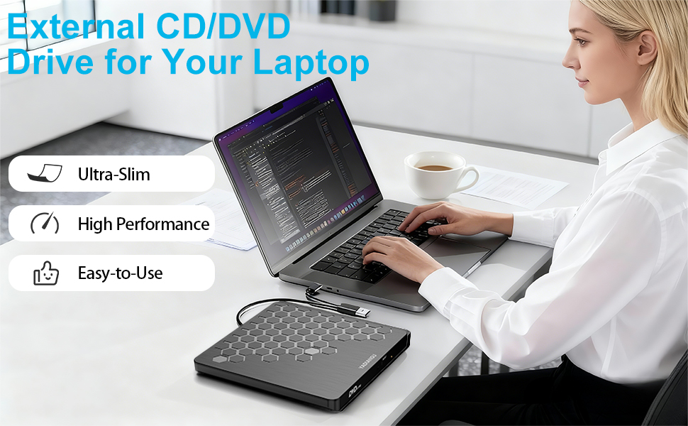 External CD/DVD drive for your laptop