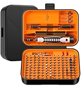 RARTOP Precision Screwdriver Set, 130 in 1 with 120 bits Repair Tool Kit, Magnetic Screwdriver Se...