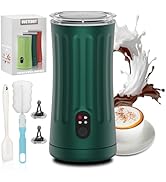 Ovetedot Milk Frother, 4-in-1 Electric Milk Frother and Steamer, Automatic Hot and Cold Foam Make...