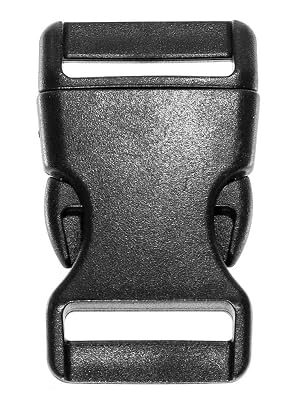 black side release buckle