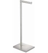 Toilet Paper Holder Stand, Naturous Free Standing Toilet Paper Holder with Reserve for Bathroom, ...