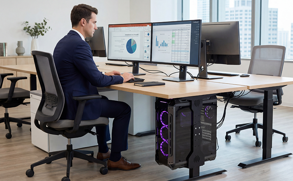 computer tower stand