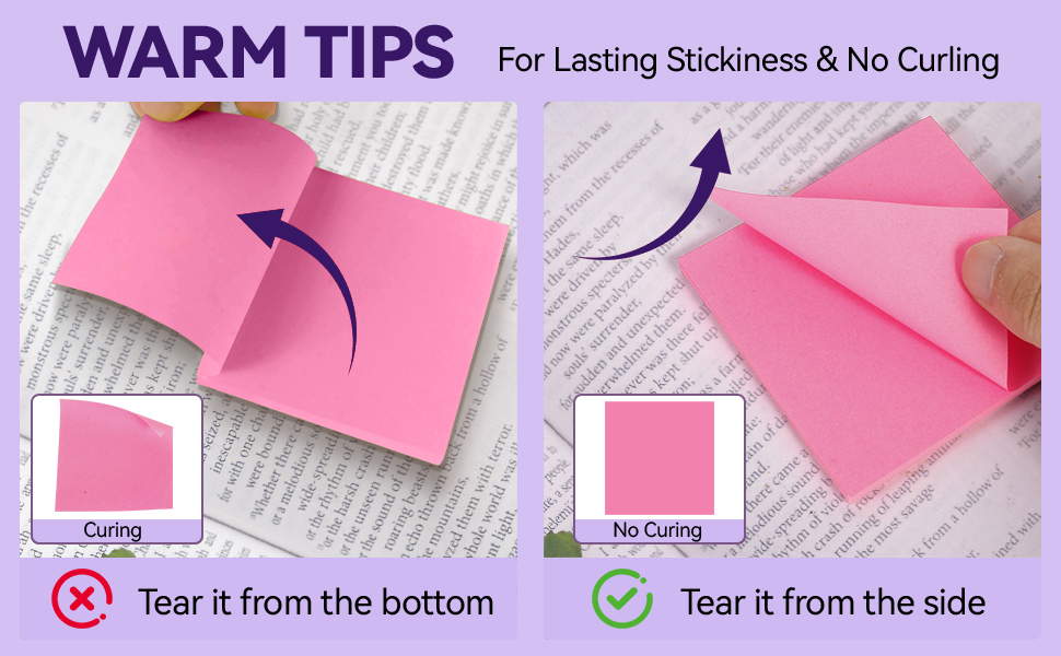 sticky note easy to post for home, office, notebook