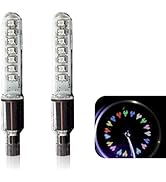 Arwrilt Led Bicycle Wheel Lights, Waterproof Mountain Bike Warning Tyre Lights, Multi-Patterned C...
