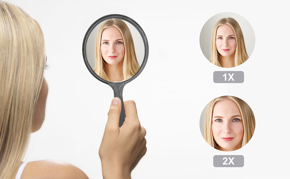 Handheld Mirror with Handle