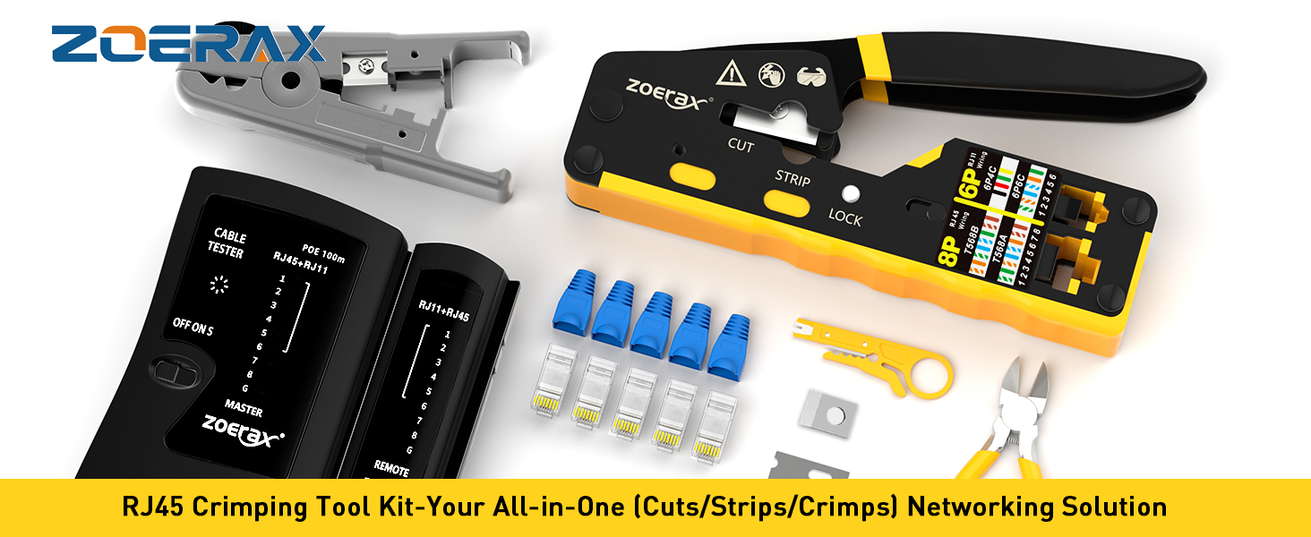 RJ45 Crimp Tool Kit