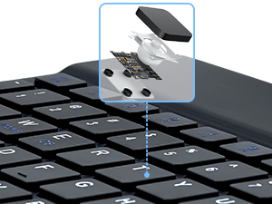 Google Pixel 11 Tablet Keyboard Case Black - 24