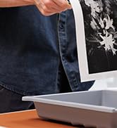 JJC 13x15 Darkroom Print Film Developing Photo Tray Set with Print Developing Tongs