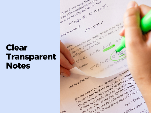 Clear Transparent Notes