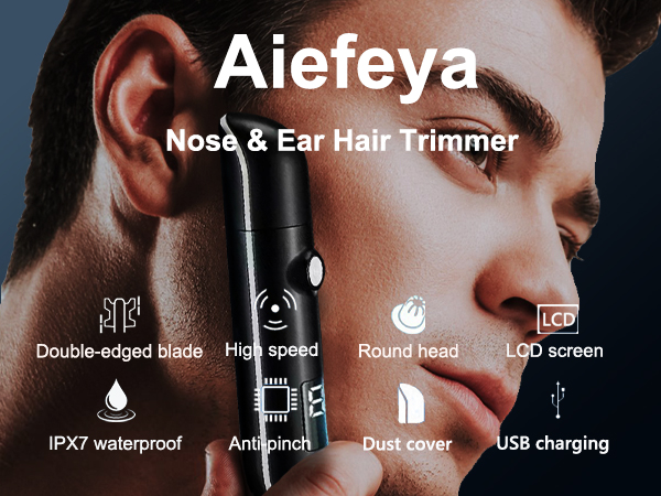 Aiefeya nose and ear hair trimmer